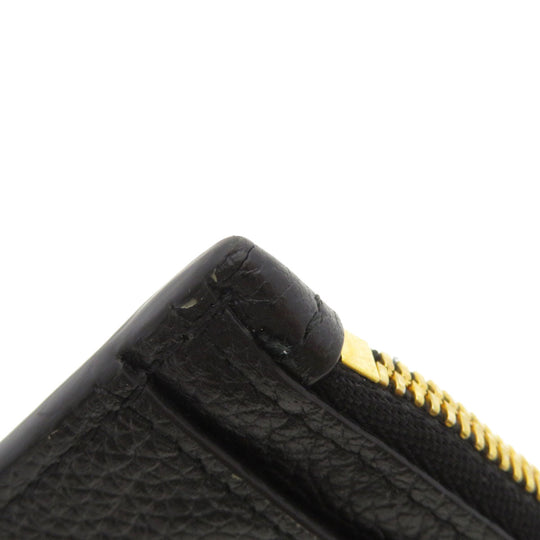 BALENCIAGA Coin case 594214 Calfskin black Logo motif Women(Unisex) Used Authentic