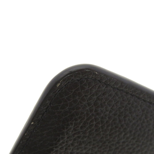 BALENCIAGA Coin case 594214 Calfskin black Logo motif Women(Unisex) Used Authentic