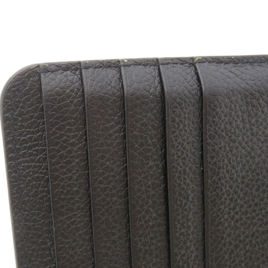 BALENCIAGA Coin case 594214 Calfskin black Logo motif Women(Unisex) Used Authentic