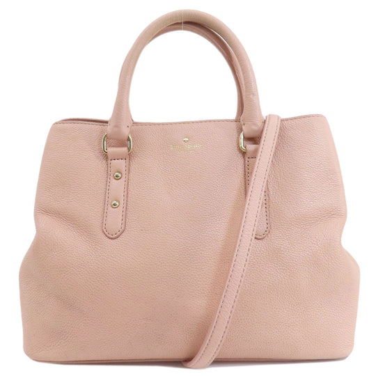 Kate Spade Handbag leather pink 2WAY Women Used Authentic