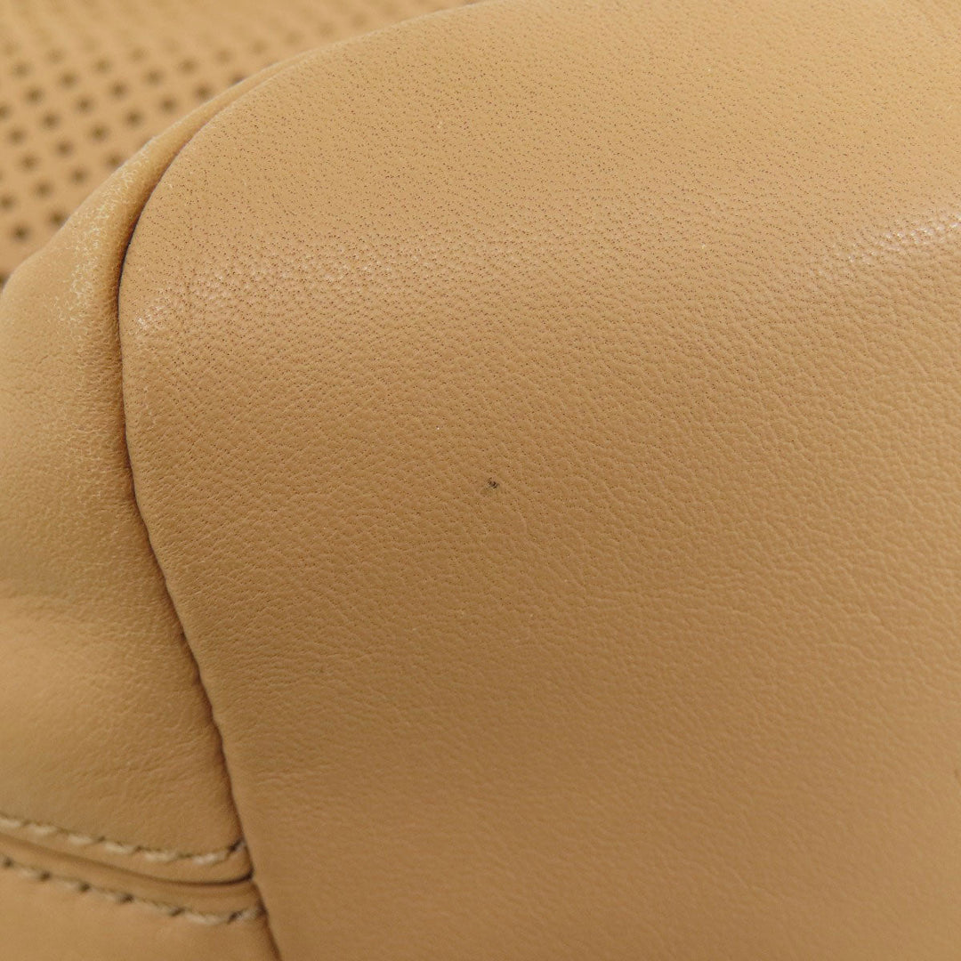 COLE HAAN Shoulder Bag leather Brown logo Women Used Authentic