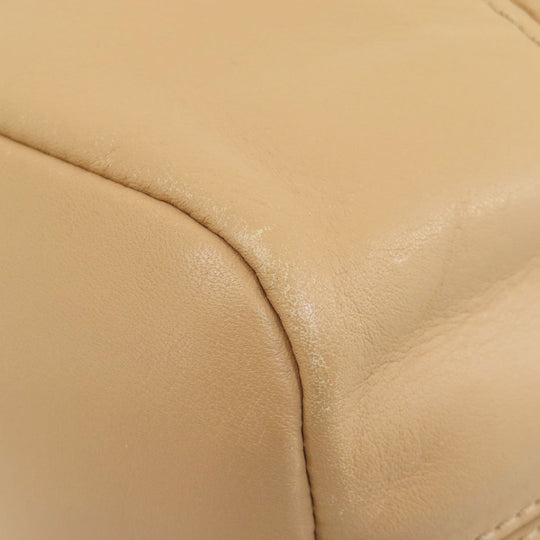 COLE HAAN Shoulder Bag leather Brown logo Women Used Authentic