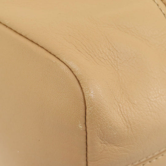 COLE HAAN Shoulder Bag leather Brown logo Women Used Authentic