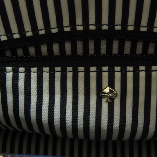 Kate Spade Handbag PVC blue logo 2WAY Women Used Authentic