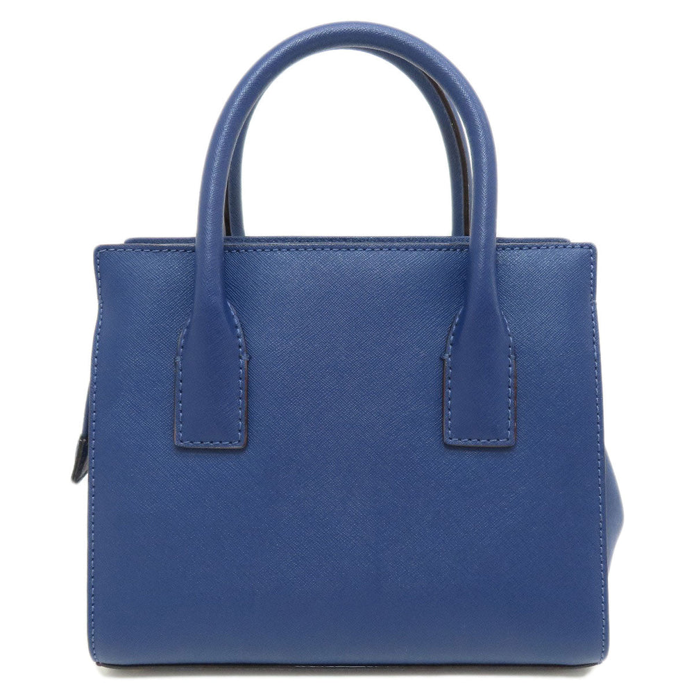 Kate Spade Handbag PVC blue logo 2WAY Women Used Authentic