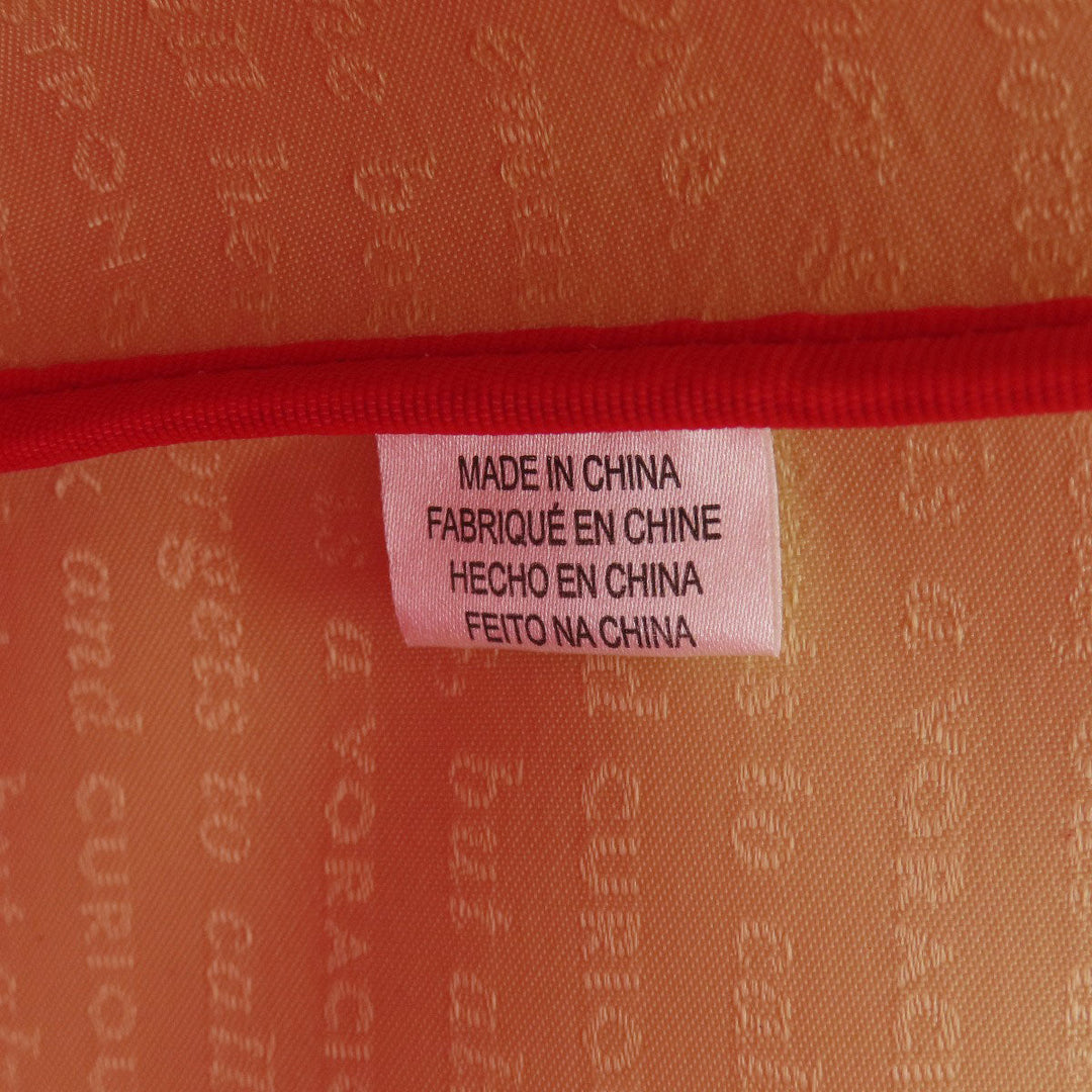 Kate Spade Tote Bag PVC Red border Women Used Authentic