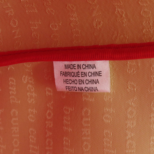 Kate Spade Tote Bag PVC Red border Women Used Authentic