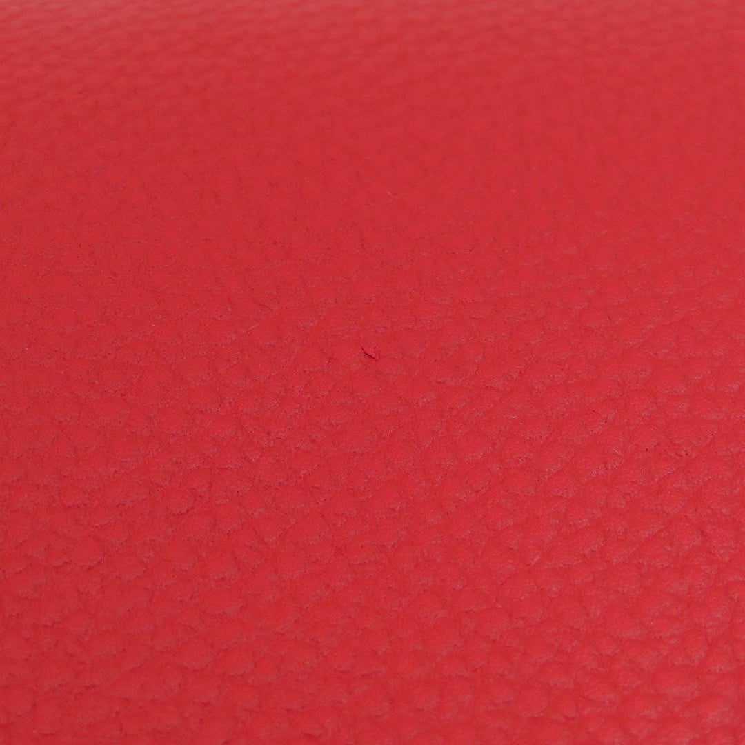 COLE HAAN Shoulder Bag leather Red Flap cross body