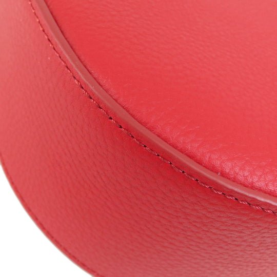 COLE HAAN Shoulder Bag leather Red Flap cross body