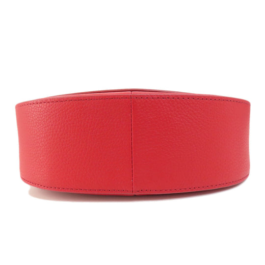 COLE HAAN Shoulder Bag leather Red Flap cross body