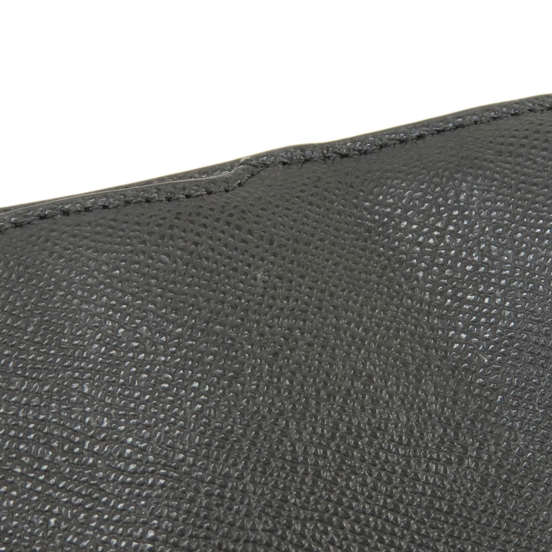 COACH Tote Bag C2842 leather black 2WAY Women Used Authentic