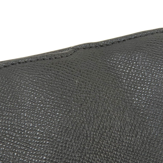 COACH Tote Bag C2842 leather black 2WAY Women Used Authentic