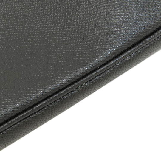 COACH Tote Bag C2842 leather black 2WAY Women Used Authentic