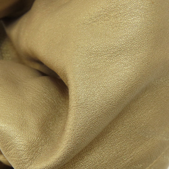 LOEWE Handbag leather gold Nappa Aire Women Used Authentic