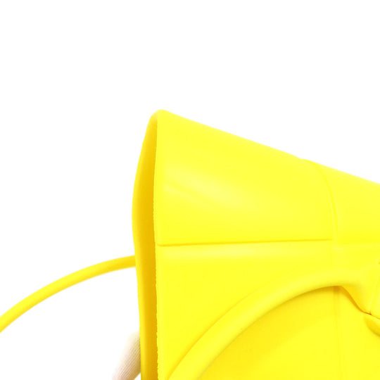 BOTTEGAVENETA Handbag rubber yellow arco rubber tote Women Used Authentic