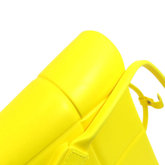 BOTTEGAVENETA Handbag rubber yellow arco rubber tote Women Used Authentic