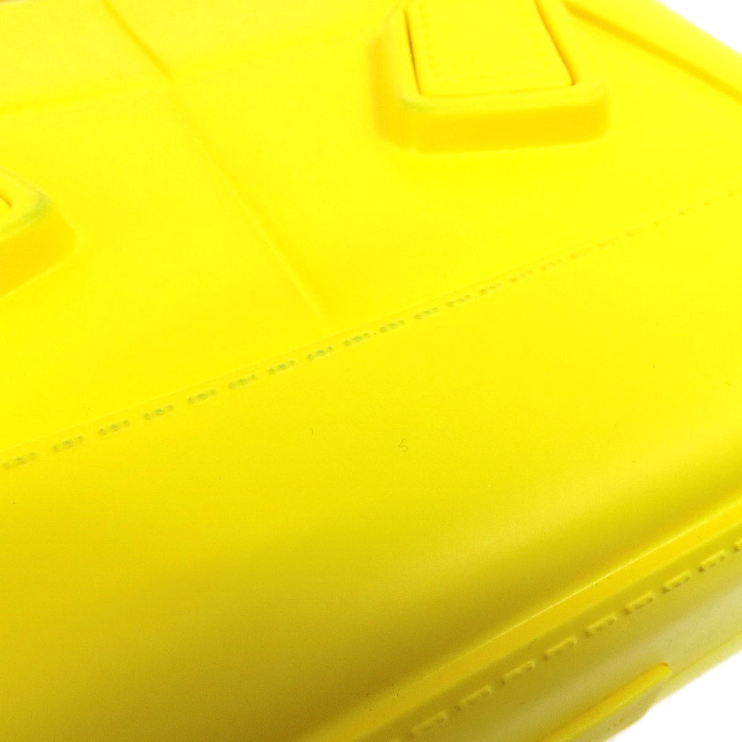 BOTTEGAVENETA Handbag rubber yellow arco rubber tote Women Used Authentic