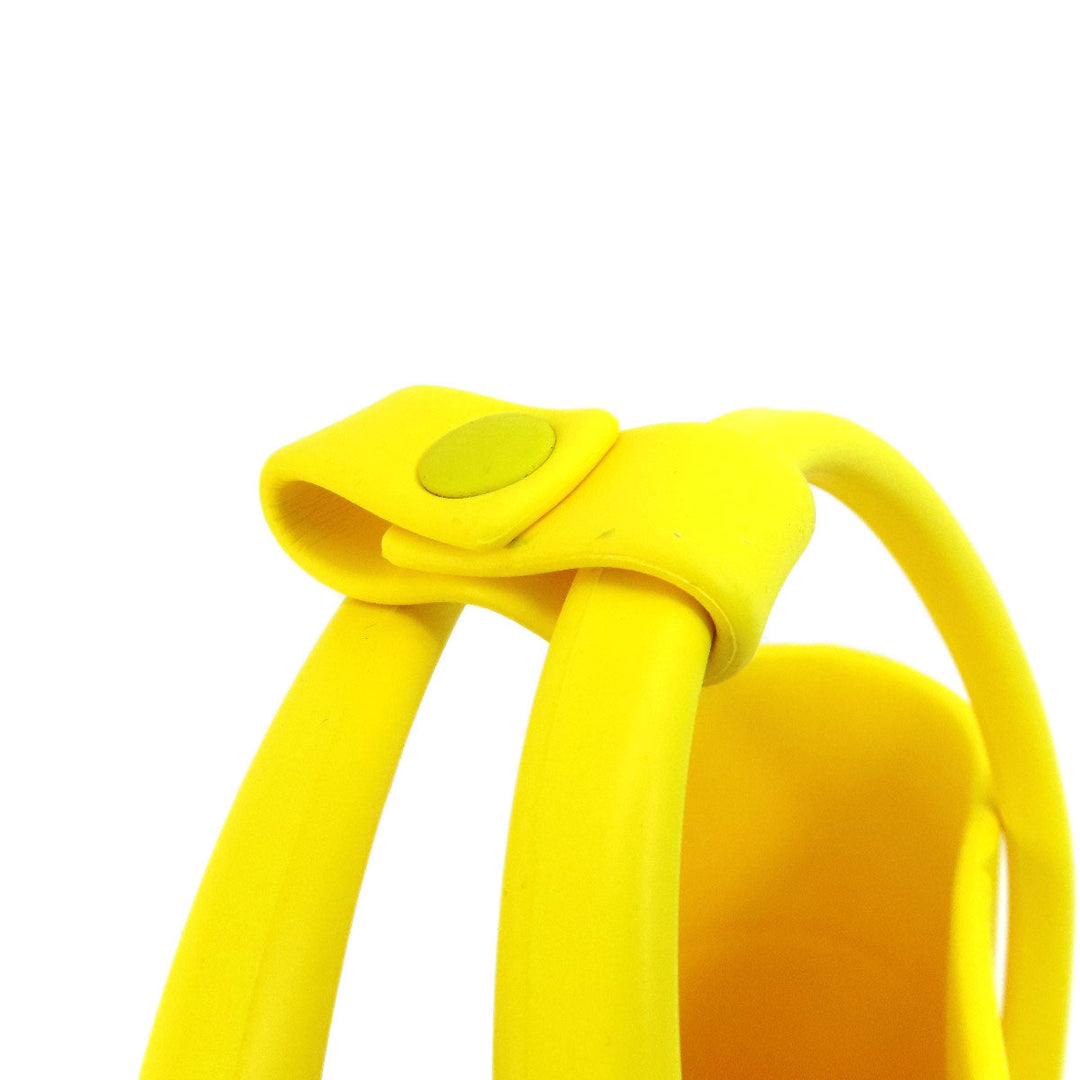 BOTTEGAVENETA Handbag rubber yellow arco rubber tote Women Used Authentic