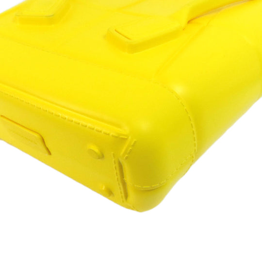 BOTTEGAVENETA Handbag rubber yellow arco rubber tote Women Used Authentic