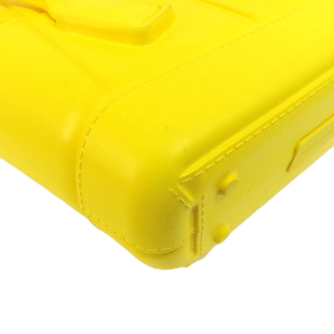 BOTTEGAVENETA Handbag rubber yellow arco rubber tote Women Used Authentic