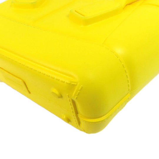 BOTTEGAVENETA Handbag rubber yellow arco rubber tote Women Used Authentic
