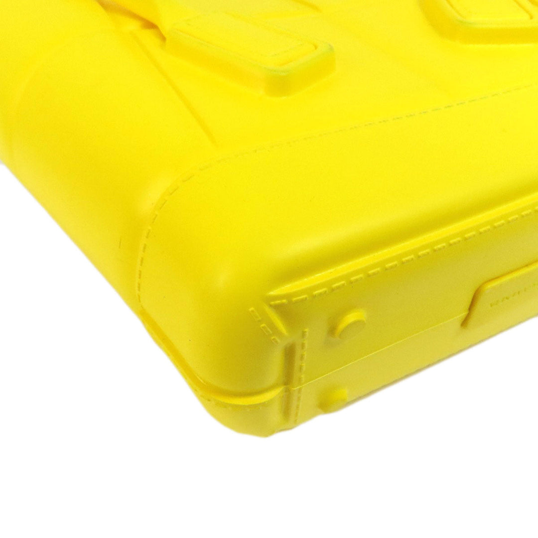 BOTTEGAVENETA Handbag rubber yellow arco rubber tote Women Used Authentic