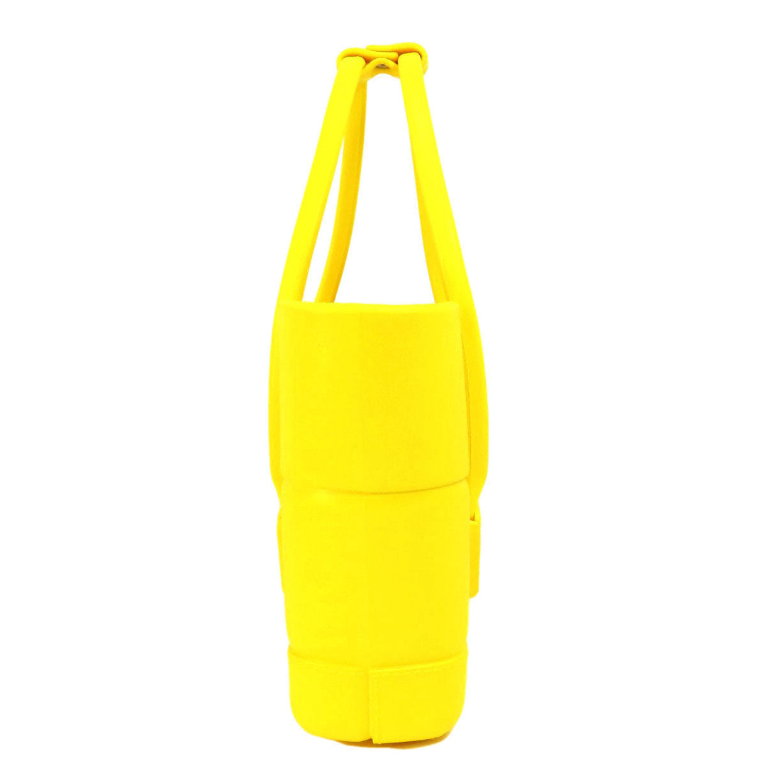 BOTTEGAVENETA Handbag rubber yellow arco rubber tote Women Used Authentic
