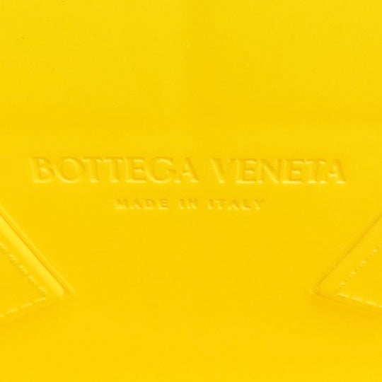 BOTTEGAVENETA Handbag rubber yellow arco rubber tote Women Used Authentic