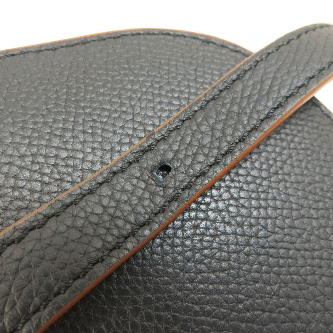 LOEWE Shoulder Bag Calfskin black Gate bag small Women Used Authentic