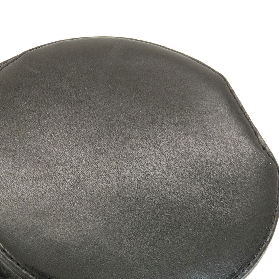 CHANEL Handbag Calfskin black Chocolate bar Women Used Authentic
