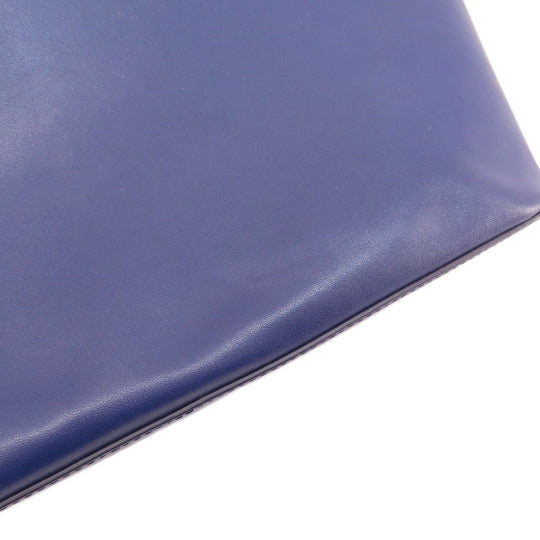 BALLY Tote Bag PVC purple logo Women Used Authentic