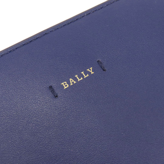 BALLY Tote Bag PVC purple logo Women Used Authentic