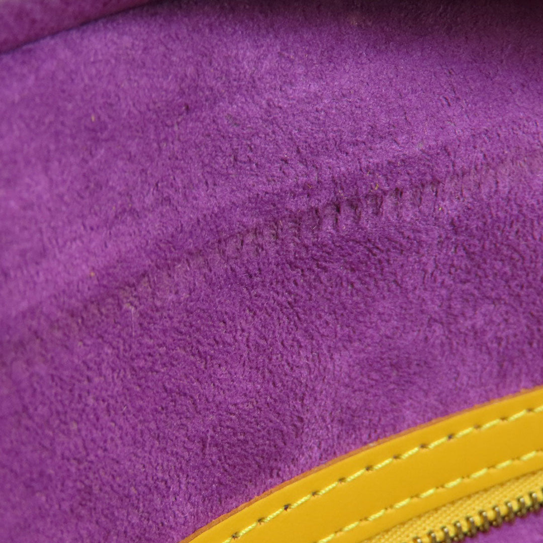 LOUIS VUITTON Tote Bag M52269 Epi yellow Saint Jacques Shopping Tassili Yellow Women Used Authentic