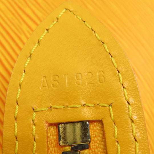 LOUIS VUITTON Tote Bag M52269 Epi yellow Saint Jacques Shopping Tassili Yellow Women Used Authentic