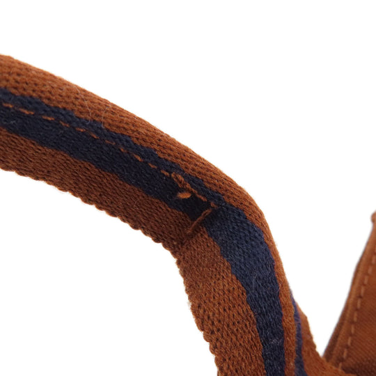 HERMES Handbag canvas Brown Sack Fool Toe PM Women Used Authentic