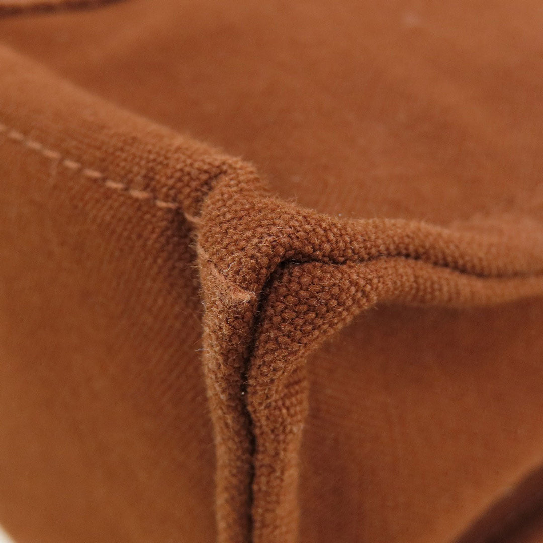 HERMES Handbag canvas Brown Sack Fool Toe PM Women Used Authentic