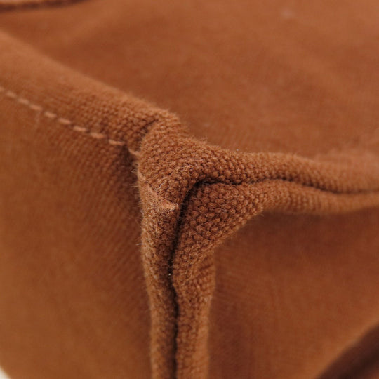HERMES Handbag canvas Brown Sack Fool Toe PM Women Used Authentic