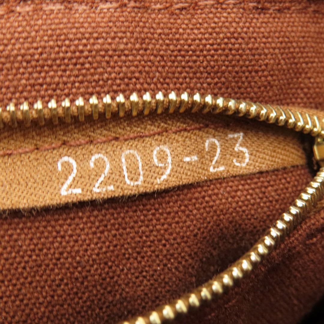 HERMES Handbag canvas Brown Sack Fool Toe PM Women Used Authentic