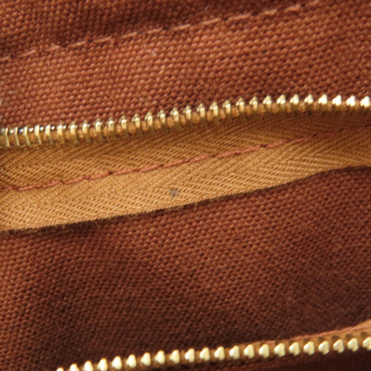 HERMES Handbag canvas Brown Sack Fool Toe PM Women Used Authentic