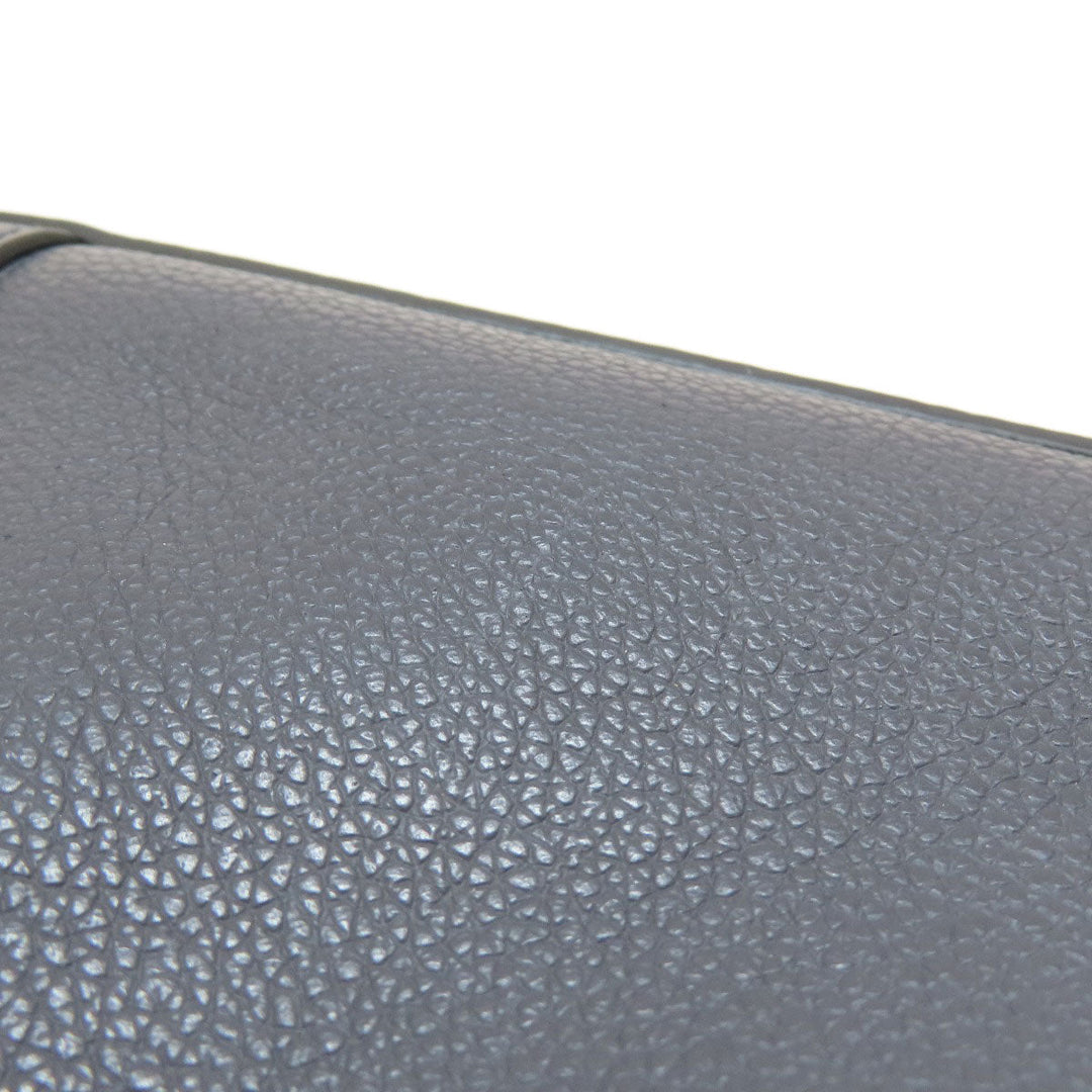 COACH Shoulder Bag F54796 leather Navy logo Women Used Authentic