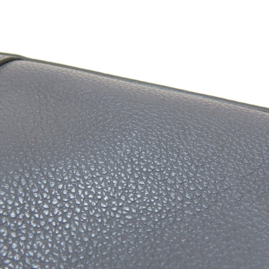 COACH Shoulder Bag F54796 leather Navy logo Women Used Authentic