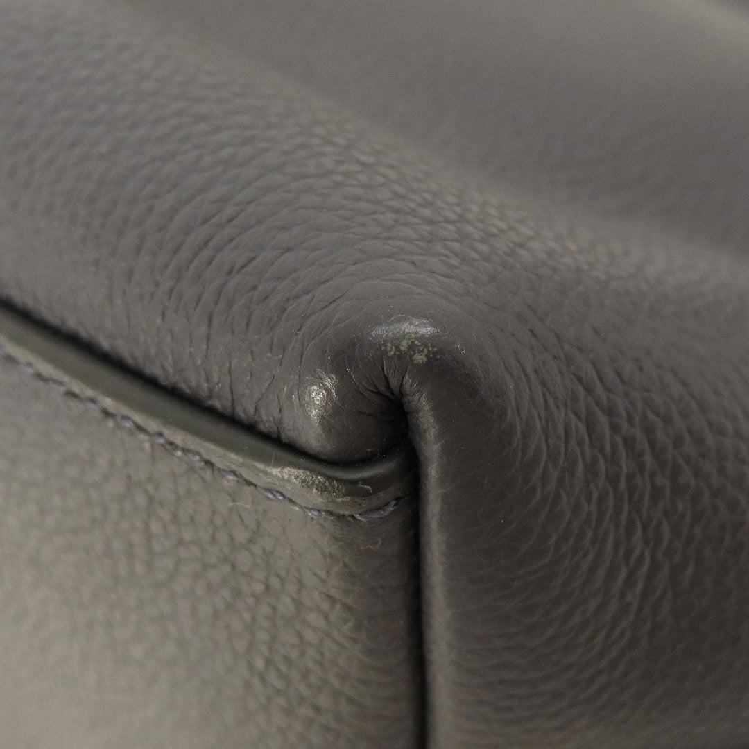 COACH Shoulder Bag F54796 leather Navy logo Women Used Authentic