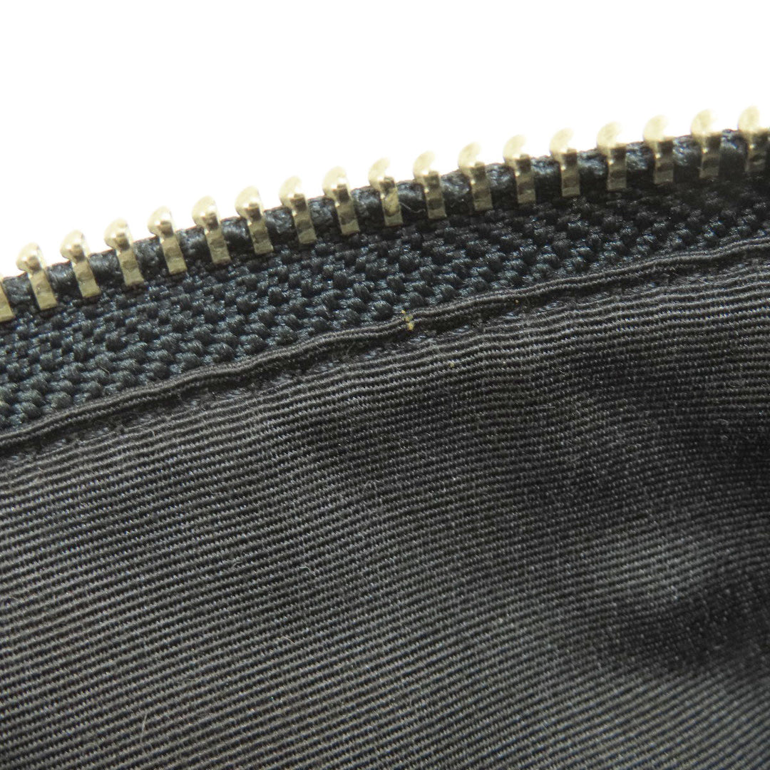 COACH Shoulder Bag F54796 leather Navy logo Women Used Authentic