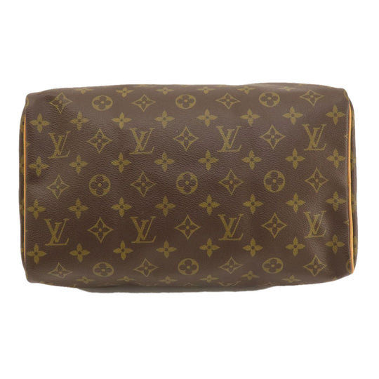 LOUIS VUITTON Boston Duffel bag M41526 Monogram canvas Brown Speedy 30 monogram Women Used Authentic