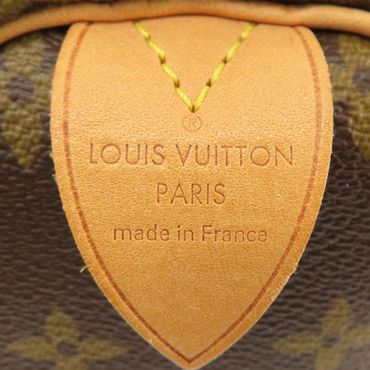LOUIS VUITTON Boston Duffel bag M41526 Monogram canvas Brown Speedy 30 monogram Women Used Authentic