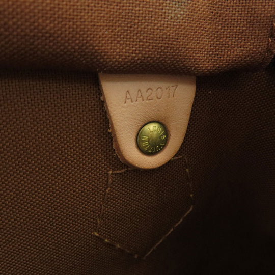 LOUIS VUITTON Tote Bag M41524 Monogram canvas Brown Speedy 35 Monogram