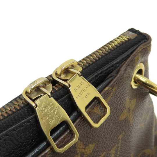 LOUIS VUITTON Handbag M41064 Monogram canvas Brown Pallas MM Monogram Women Used Authentic