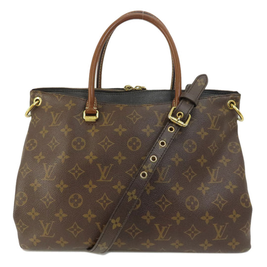 LOUIS VUITTON Handbag M41064 Monogram canvas Brown Pallas MM Monogram Women Used Authentic