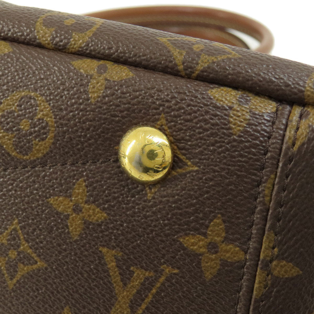 LOUIS VUITTON Handbag M41064 Monogram canvas Brown Pallas MM Monogram Women Used Authentic