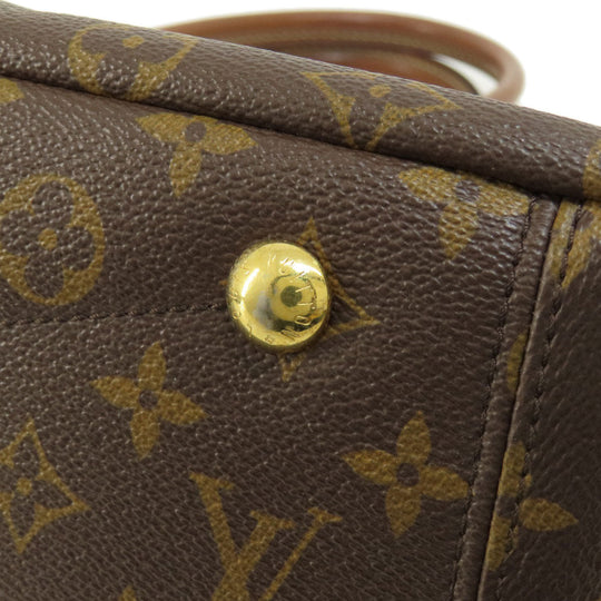 LOUIS VUITTON Handbag M41064 Monogram canvas Brown Pallas MM Monogram Women Used Authentic